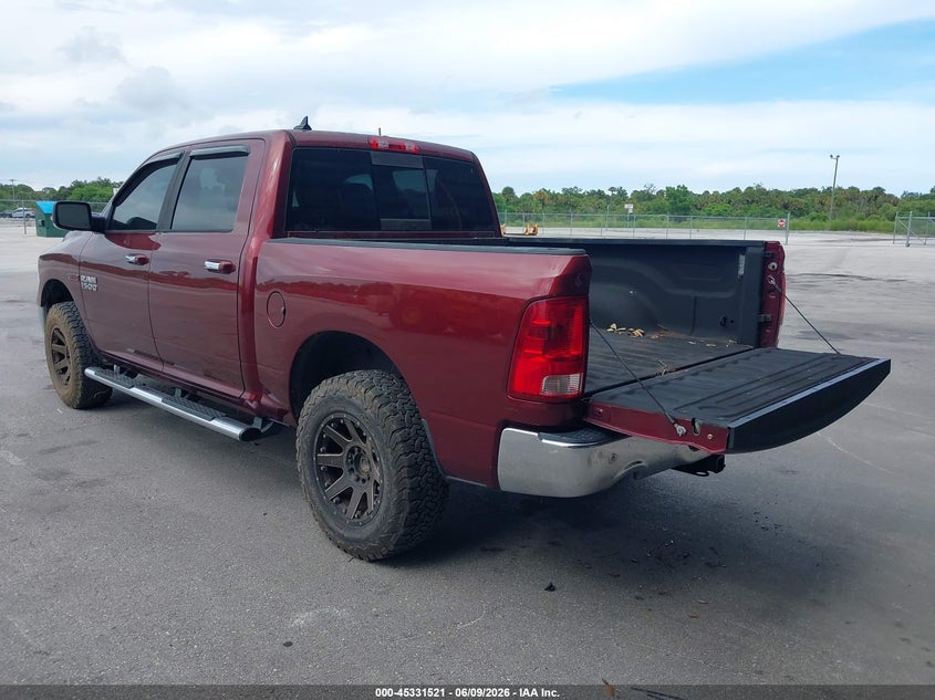 Vin: 1c6rr7lm7gs331460, lot: 45829457, ram 1500 big horn 20163
