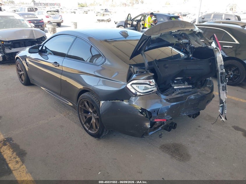 Vin: wbs4y9c57jag62929, lot: 45829489, bmw m4 20183