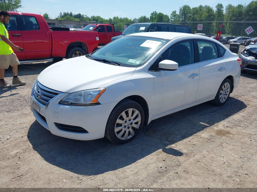 2015 Nissan Sentra S 3N1AB7APXFY230018 photo 1