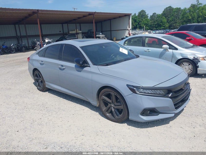 2021 HONDA ACCORD auction photo 1