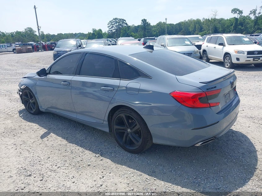 2021 HONDA ACCORD auction photo 3