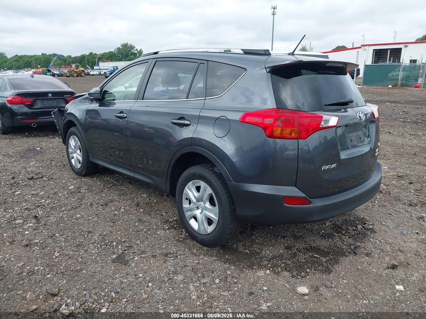 Vin: jtmbfrev9fd172559, lot: 45829602, toyota rav4 le 20153