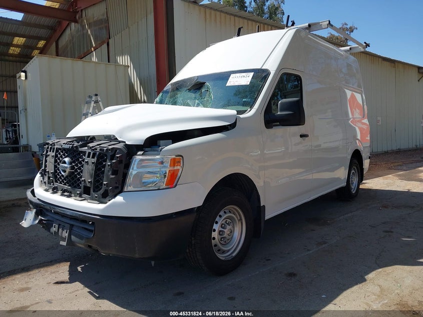 Vin: 1n6bf0lyxmn810007, lot: 45829759, nissan nv cargo nv2500 hd s high roof v6 20212