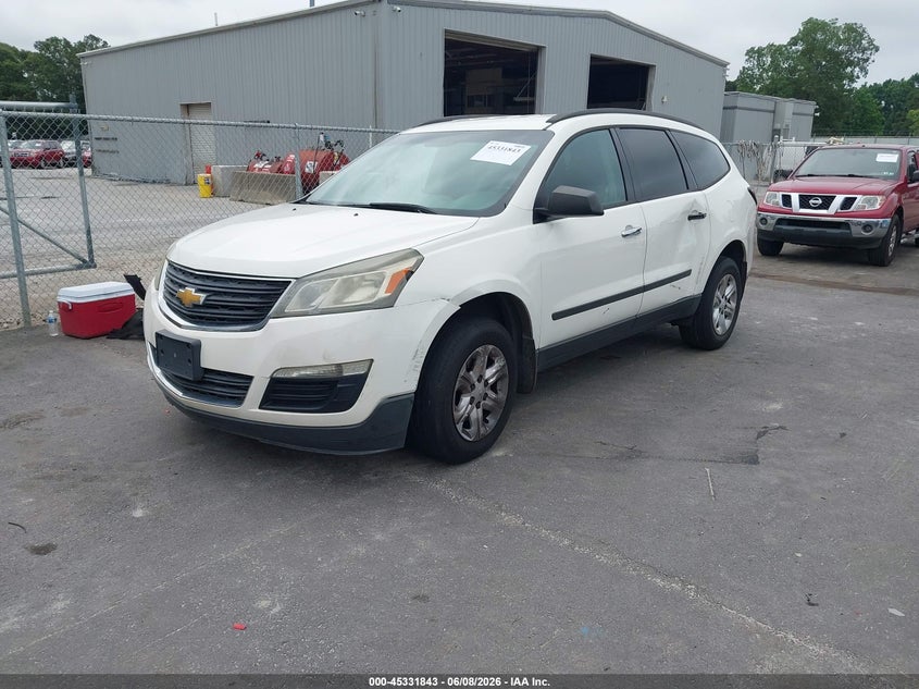 1GNKRFED0EJ135534 2014 CHEVROLET TRAVERSE LS photo 1
