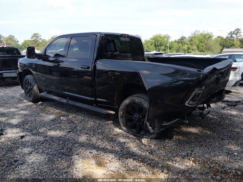 Vin: 3c6ur5dl7rg111279, lot: 45829821, ram 2500 big horn  4x4 6'4 box 20243