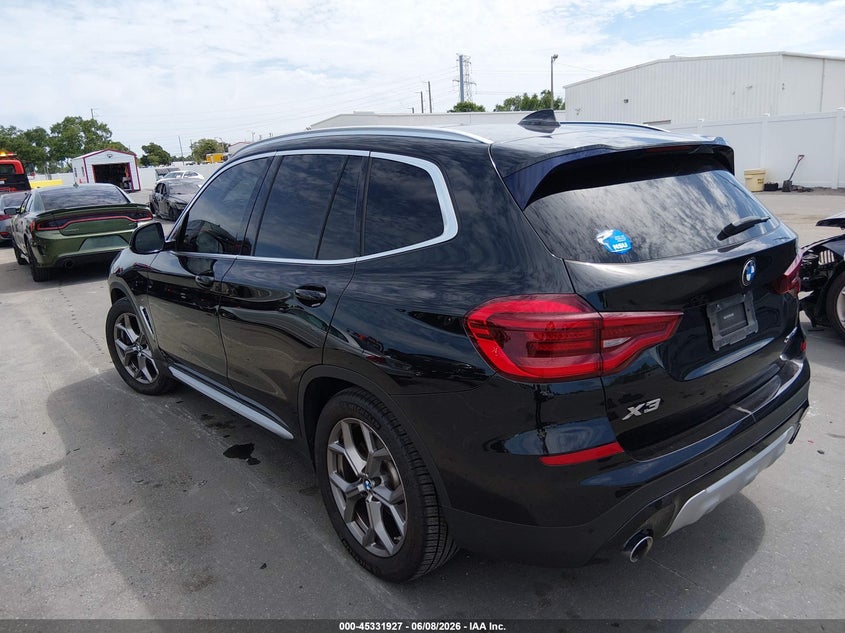 Vin: 5uxty5c08m9h20888, lot: 45829863, bmw x3 xdrive30i 20213
