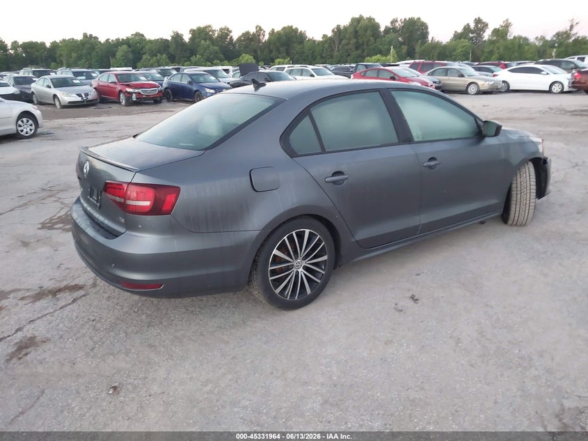 2016 VOLKSWAGEN JETTA auction photo 4