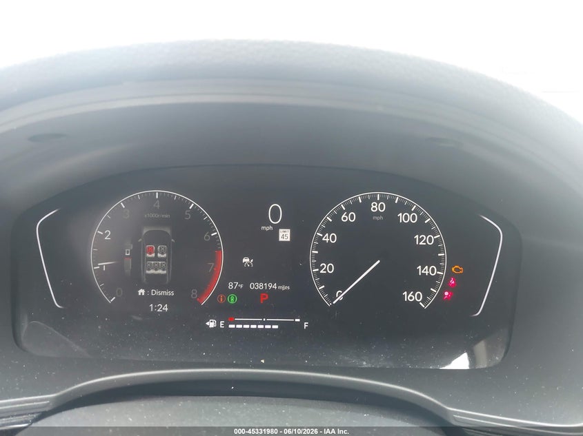 2024 HONDA CIVIC 1.5L I-4 DI, DOHC, V(VIN: 2HGFE1F73RH326861