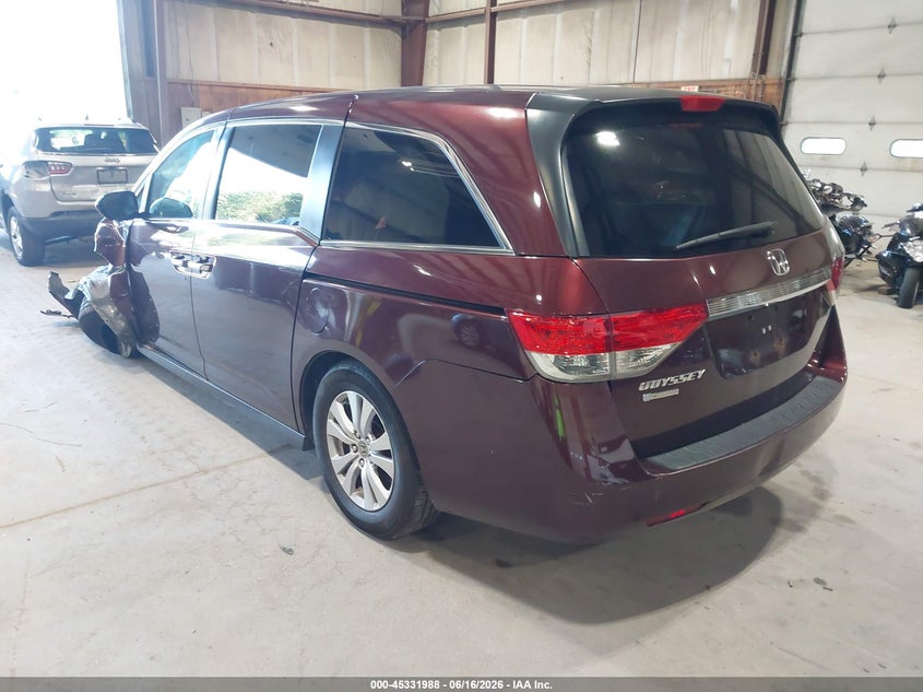 Vin: 5fnrl5h4xeb028951, lot: 45829924, honda odyssey ex 20143