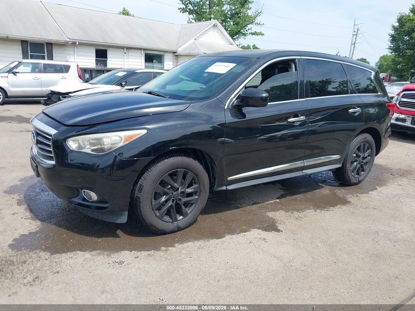Vin: 5n1al0mm9dc322273, lot: 45829942, infiniti jx35 20132