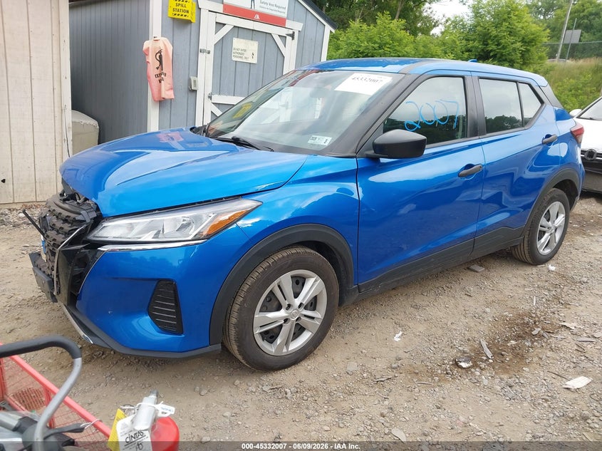 VIN 3N1CP5BV9ML523480 2021 NISSAN KICKS S XTRONIC CVT