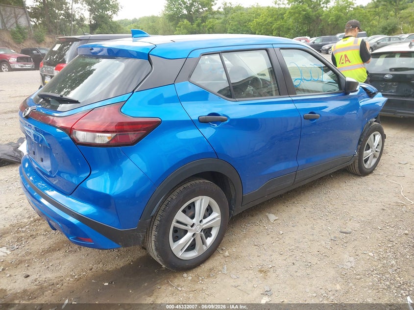 VIN 3N1CP5BV9ML523480 2021 NISSAN KICKS S XTRONIC CVT