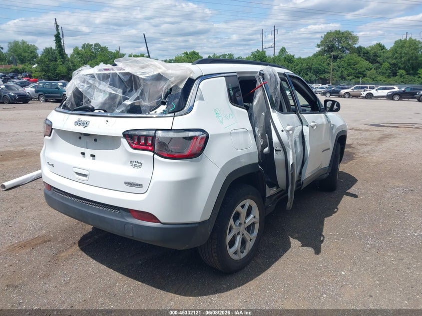 Vin: 3c4njdbn2rt117565, lot: 45830057, jeep compass latitude 4x4 20244