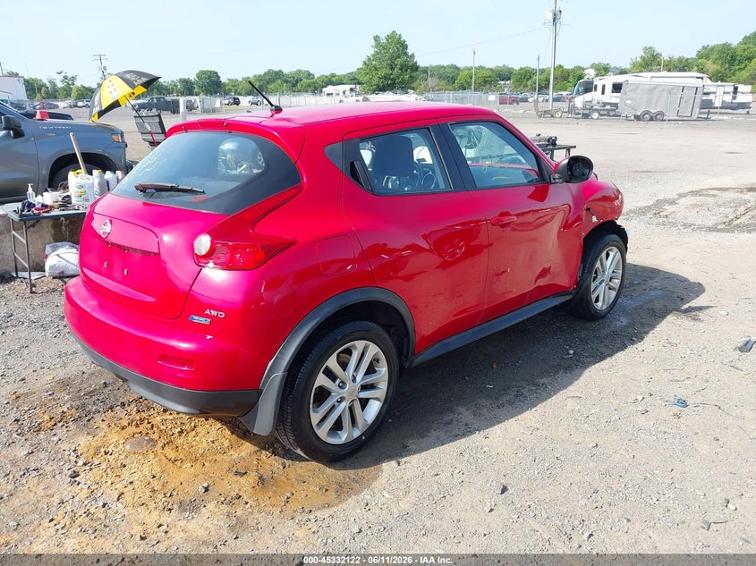 Vin: jn8af5mv0et355797, lot: 45830058, nissan juke s 20144