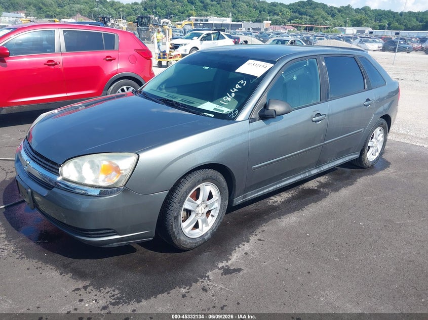 2005 Chevrolet Malibu, Front End, IAAI, VIN 1G1ZT64825F186493 — photo 2