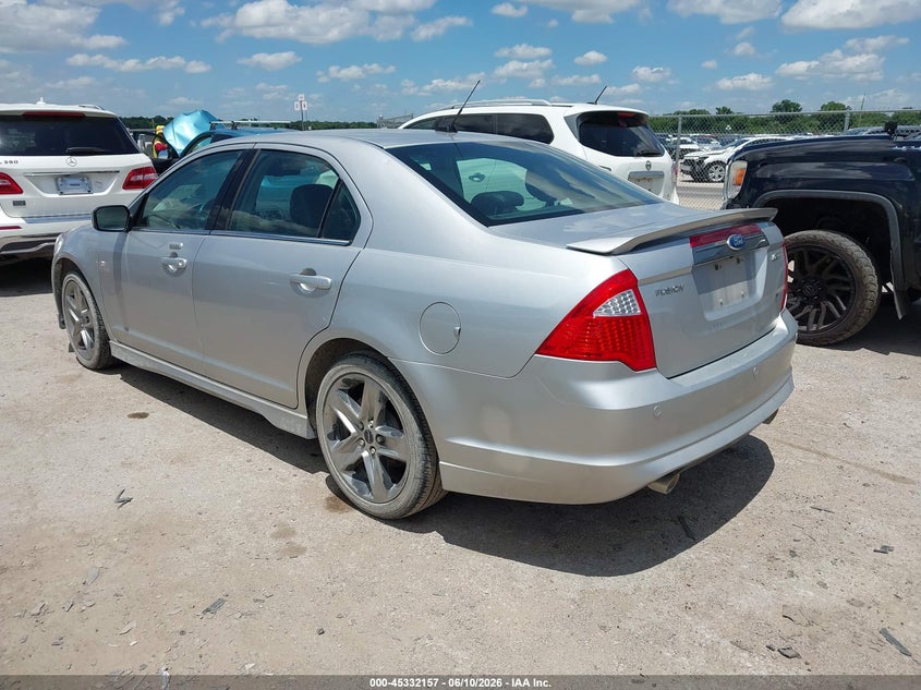 Vin: 3fahp0kc9br260718, lot: 45830094, ford fusion sport 20113