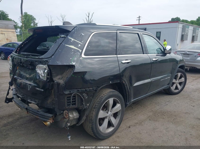 Vin: 1c4rjfbgxec254824, lot: 45830123, jeep grand cherokee limited 20144