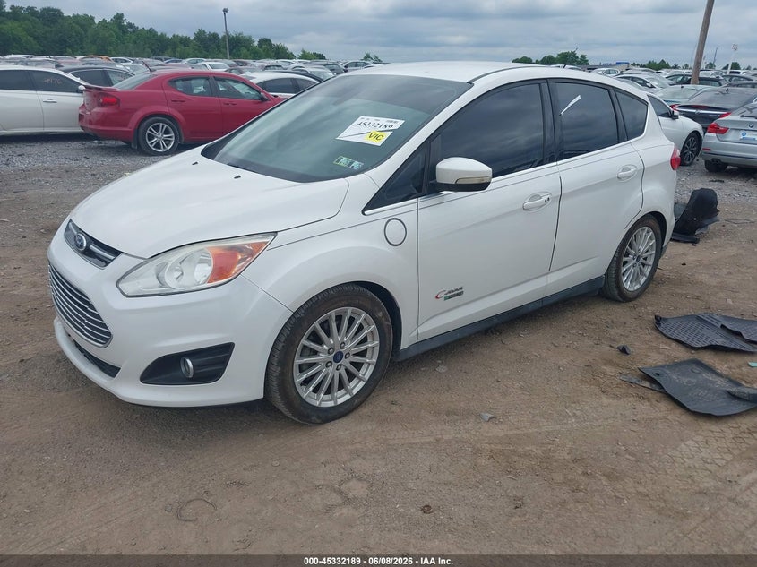 Vin: 1fadp5cu9fl114746, lot: 45830125, ford c-max energi sel 20152
