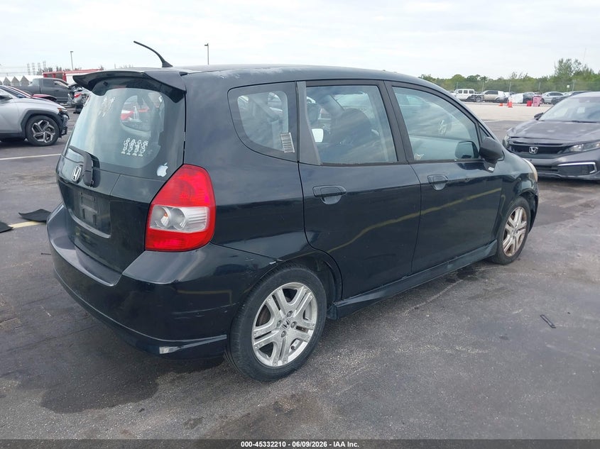 2008 HONDA FIT auction photo 4