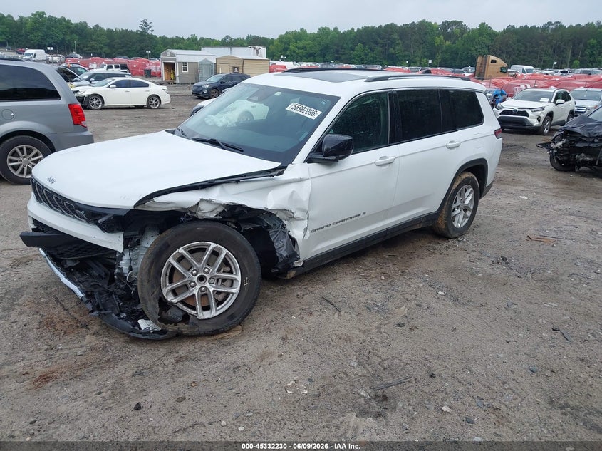 Vin: 1c4rjjag8r8953415, lot: 45830166, jeep grand cherokee l laredo x 4x2 20242