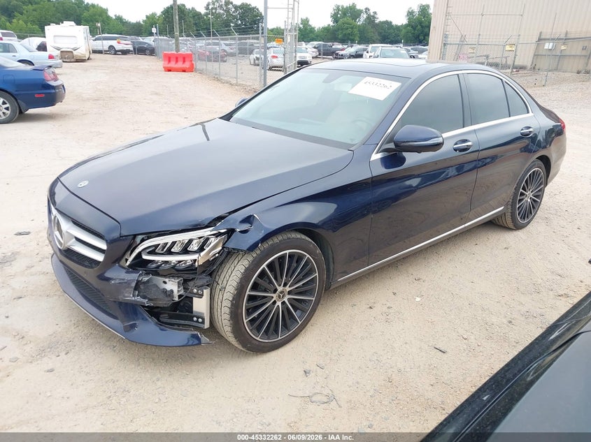 Vin: wddwf8db4lr555445, lot: 45830199, mercedes-benz c 300 20202