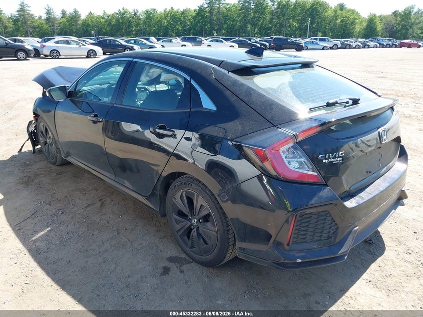 Vin: shhfk7h62ku206512, lot: 45830219, honda civic ex 20193