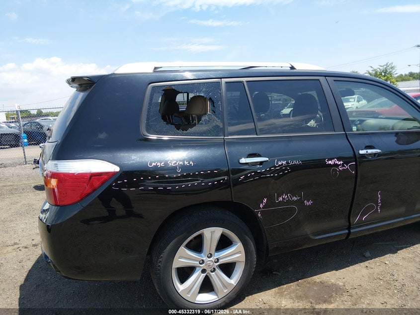 2008 TOYOTA HIGHLANDER SPORT UTILITY VEHICLE 3.5L V-6 DOHC, VVT, 270HP