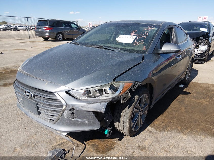 2017 Hyundai Elantra Limited KMHD84LF7HU127636 photo 1
