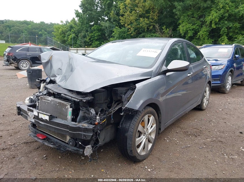 Vin: kmhcu4ae4du579751, lot: 45830282, hyundai accent gls 20132