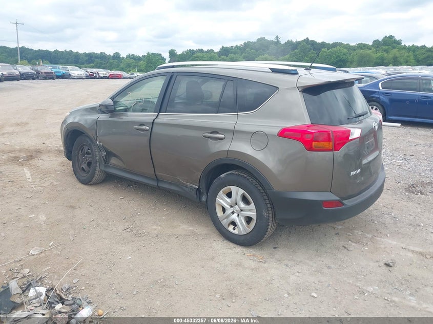Vin: jtmbfrev3fd142103, lot: 45830293, toyota rav4 le 20153
