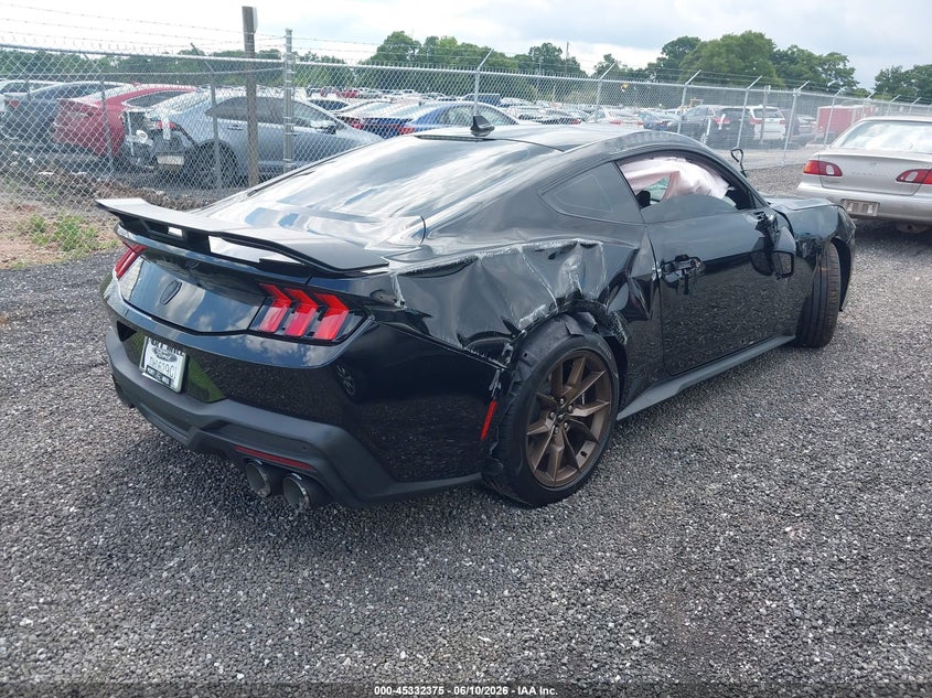 Vin: 1fa6p8r04tss02711, lot: 45830311, ford mustang dark horse fastback 20264