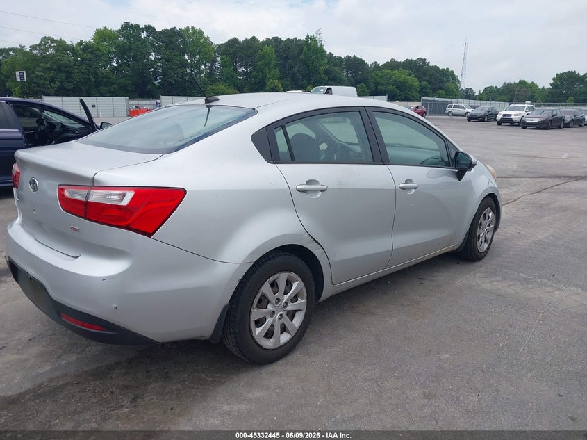 Vin: knadm4a35c6049120, lot: 45830381, kia rio lx 20124