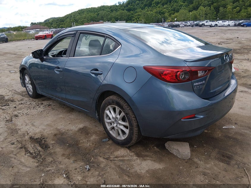 Vin: jm1bm1v78e1193542, lot: 45830384, mazda mazda3 i touring 20143