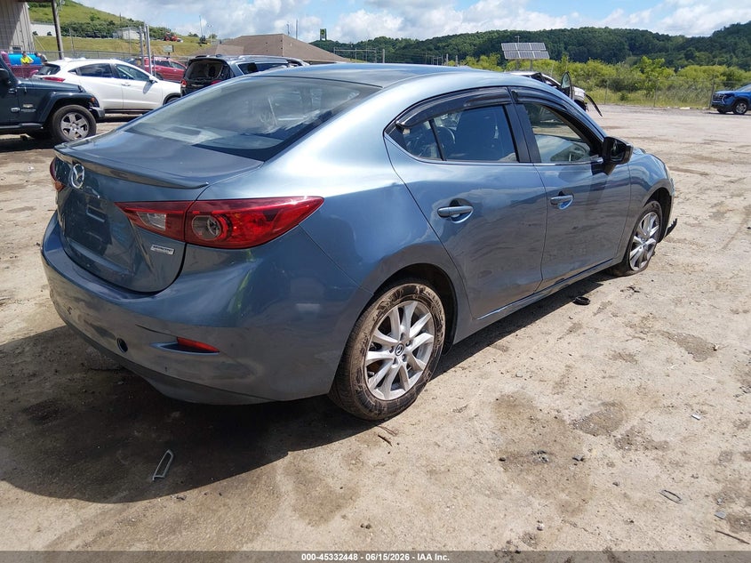 Vin: jm1bm1v78e1193542, lot: 45830384, mazda mazda3 i touring 20144