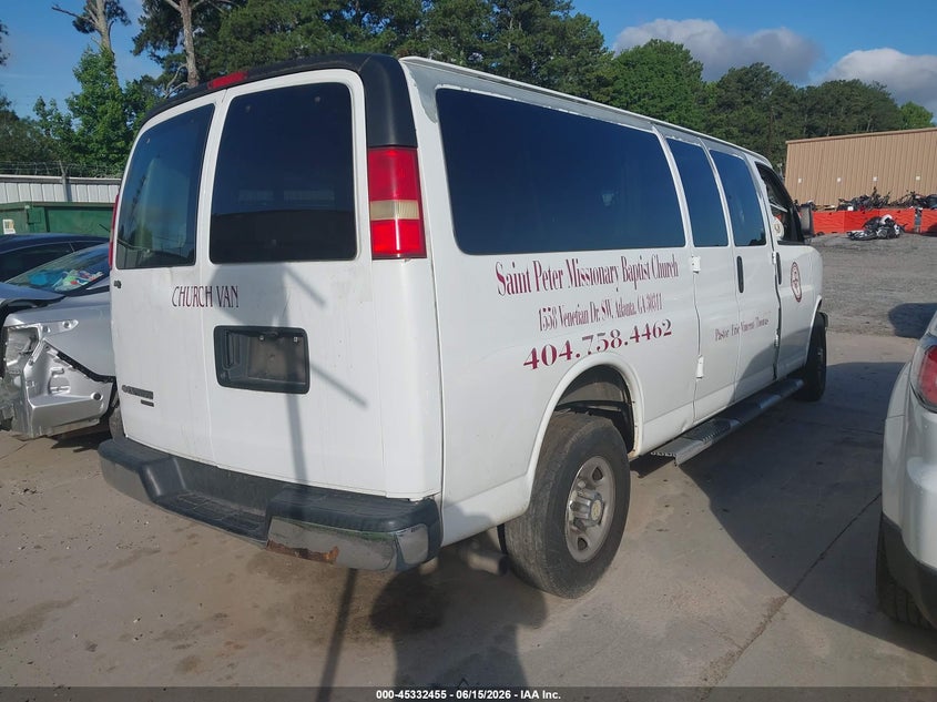 Vin: 1gazg1fa8c1156240, lot: 45830391, chevrolet express 3500 lt 20124