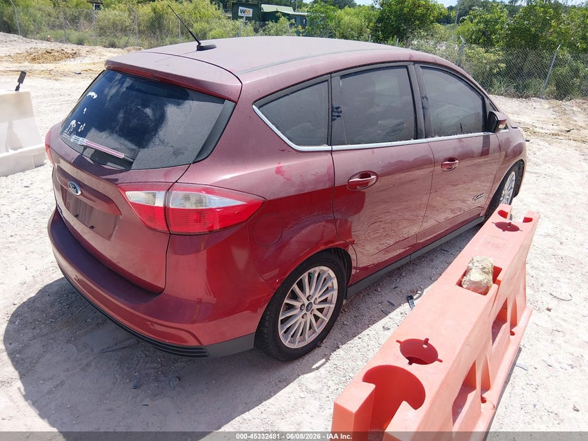 Vin: 1fadp5cu9el503899, lot: 45830417, ford c-max energi sel 20144