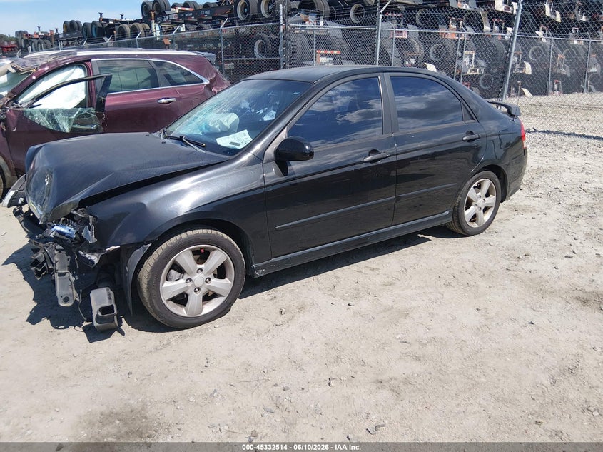 KNAFE221695026435 2009 KIA SPECTRA SX photo 1
