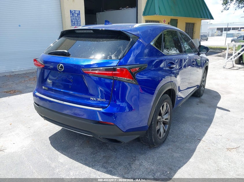 Vin: jtjyarbz4j2106941, lot: 45830453, lexus nx 300 f sport 20184