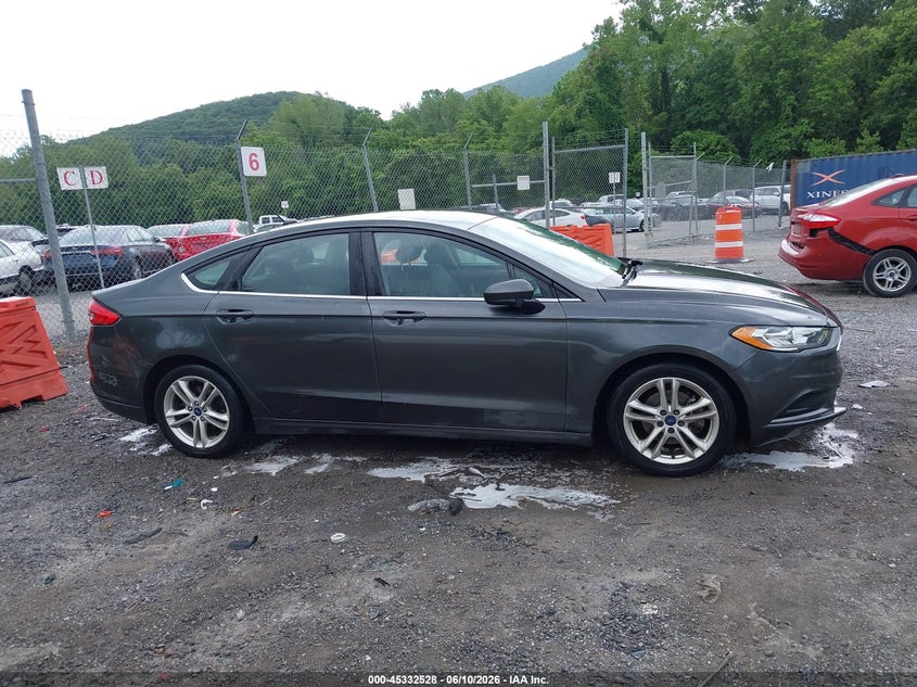 2018 Ford Fusion Se VIN: 3FA6P0HD1JR174180 Lot: 45332528