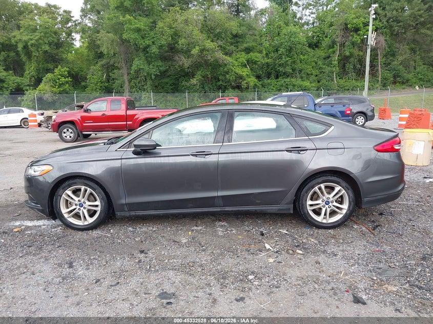 2018 Ford Fusion Se VIN: 3FA6P0HD1JR174180 Lot: 45332528