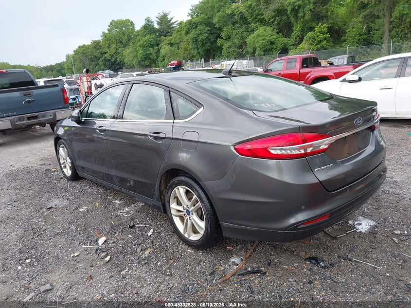 2018 FORD FUSION auction photo 3