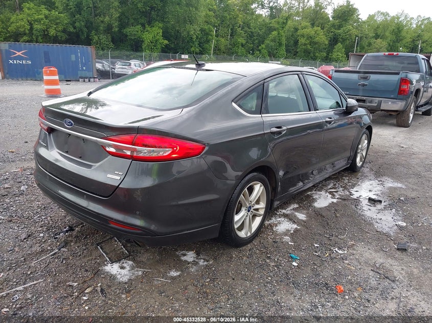2018 FORD FUSION auction photo 4