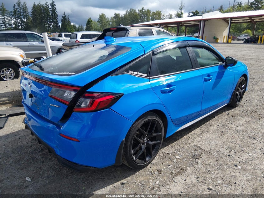 VIN 19XFL2H80PE014568 2023 HONDA CIVIC SPORT
