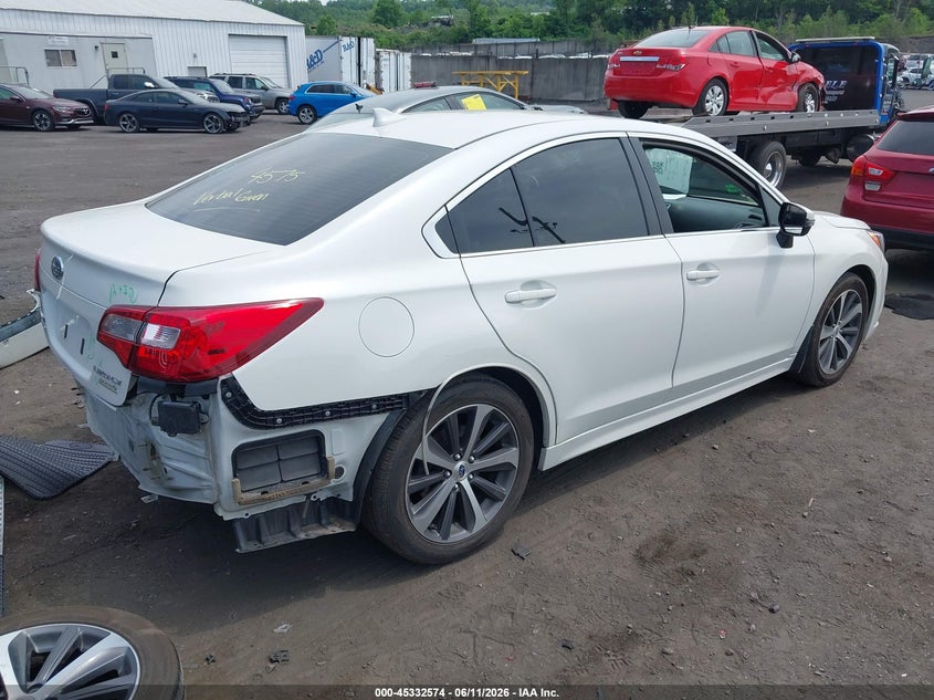 Vin: 4s3bnan62h3030138, lot: 45830510, subaru legacy 2.5i limited 20174