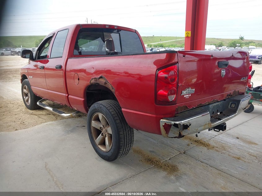 2008 DODGE RAM 1500 auction photo 3