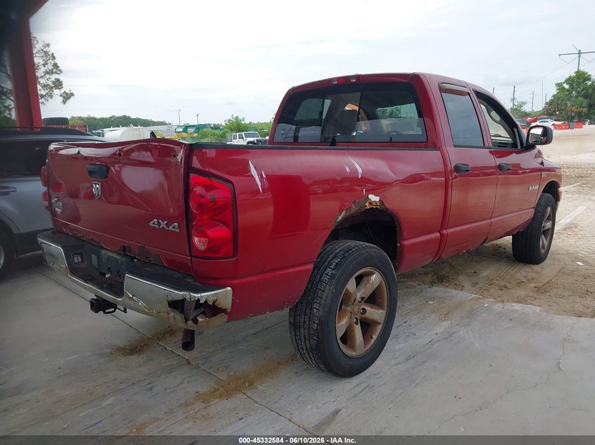2008 DODGE RAM 1500 auction photo 4