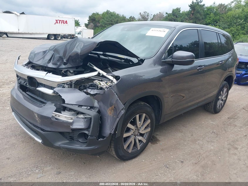 Vin: 5fnyf6h56nb096200, lot: 45830574, honda pilot awd ex-l 20222