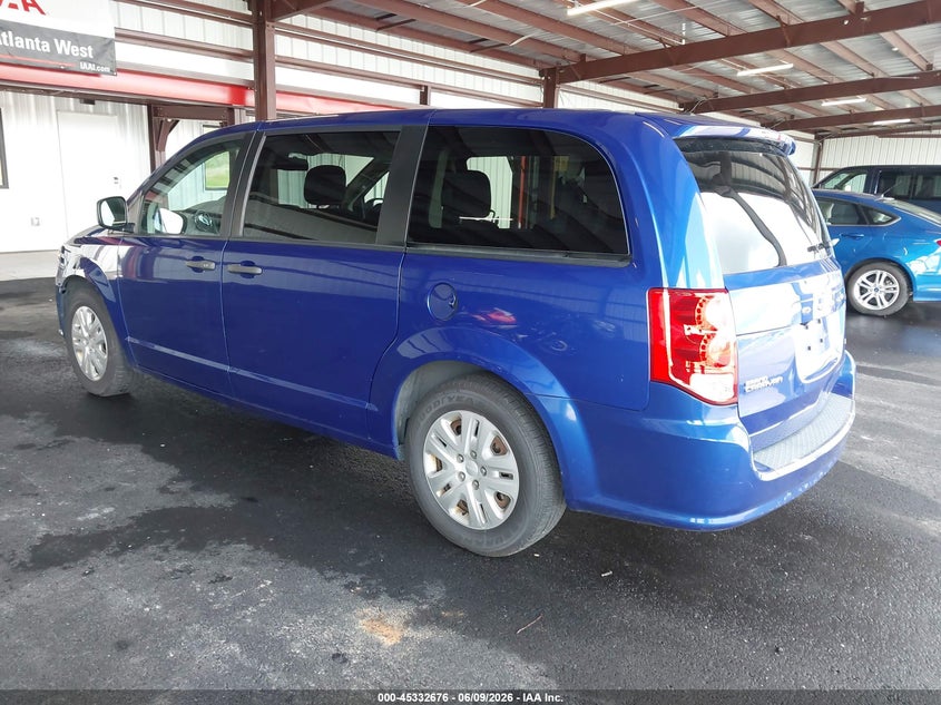Vin: 2c4rdgbg9kr682934, lot: 45830612, dodge grand caravan se 20193