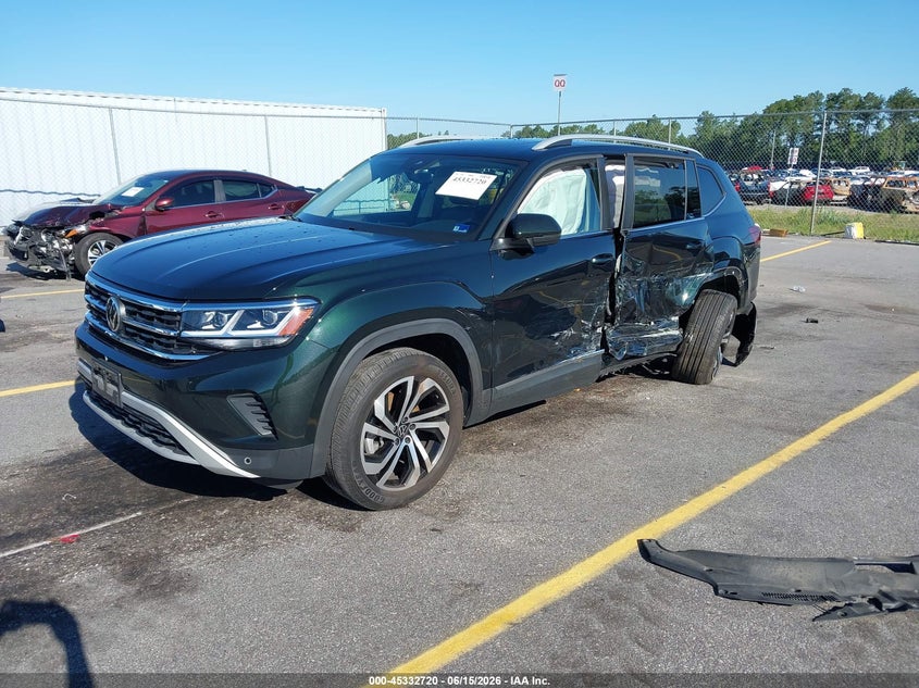 2022 VOLKSWAGEN ATLAS auction photo 2