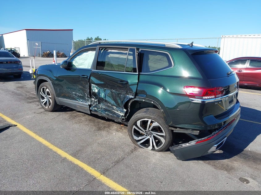 2022 VOLKSWAGEN ATLAS auction photo 3
